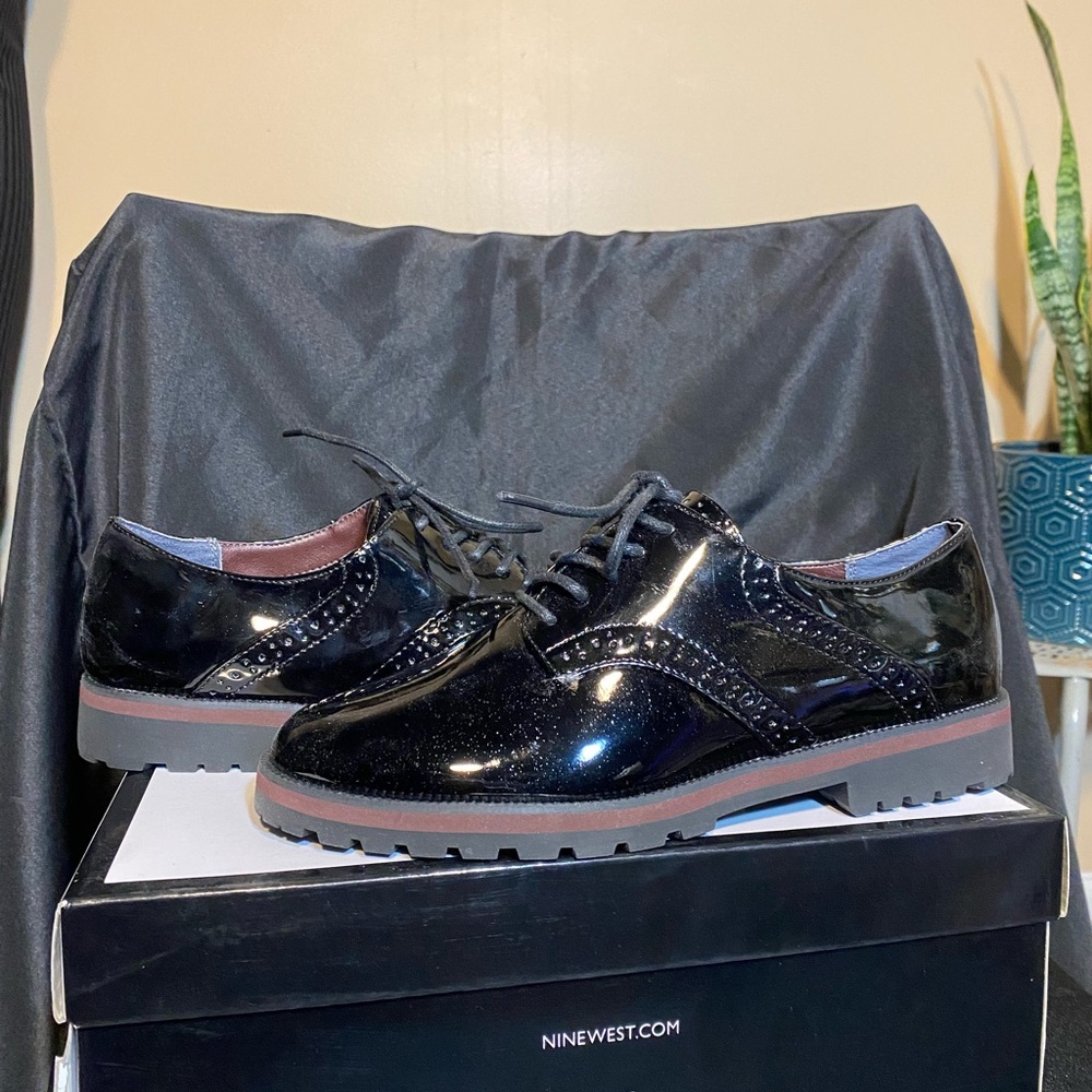 Nine West Women's Patent Leather Oxfords
